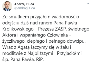 [VIDEO] Odszedł Paweł Królikowski. Aktor filmowy, teatralny, uwielbiany przez publiczność