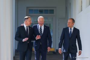 [VIDEO] Biały Dom. Spotkanie z Prezydentem USA  Andrzeja Dudy